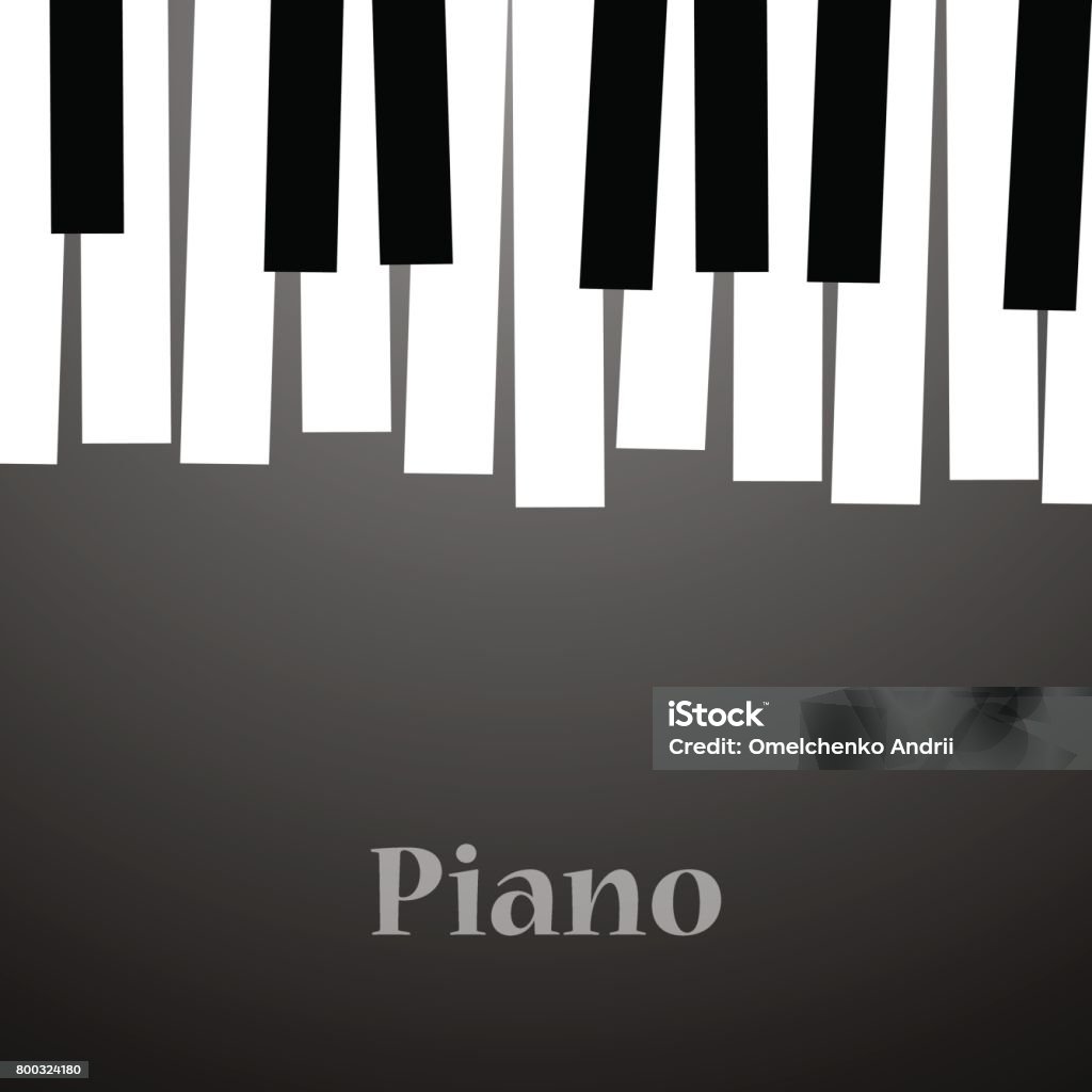 Piano arrière-plan - clipart vectoriel de Clavier de piano libre de droits