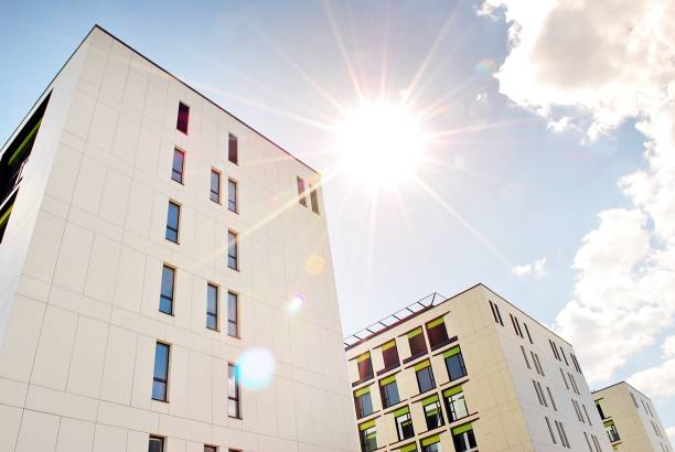 istock Modern building.Modern office building with facade of glass 800324232