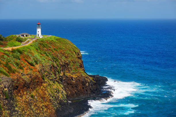 istock Kilauea lighthouse bay on a sunny day in Kauai 800337034