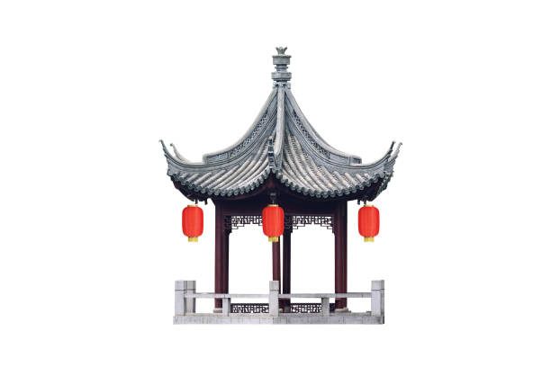 istock Chinese garden pavilion 800337136