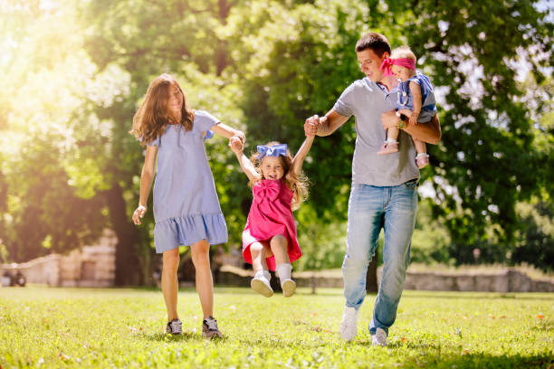 istock Young happy family 800337202