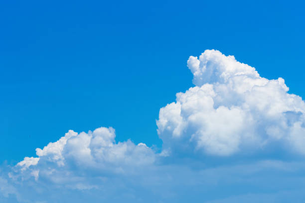 istock Air clouds in the blue sky. 800337990