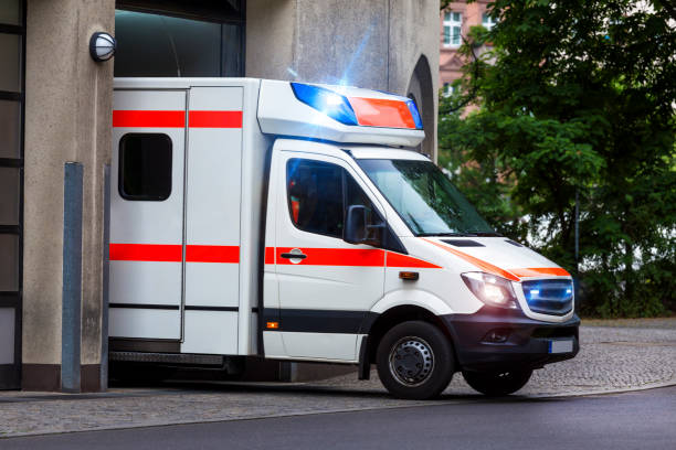 istock ambulance car in action 800349468