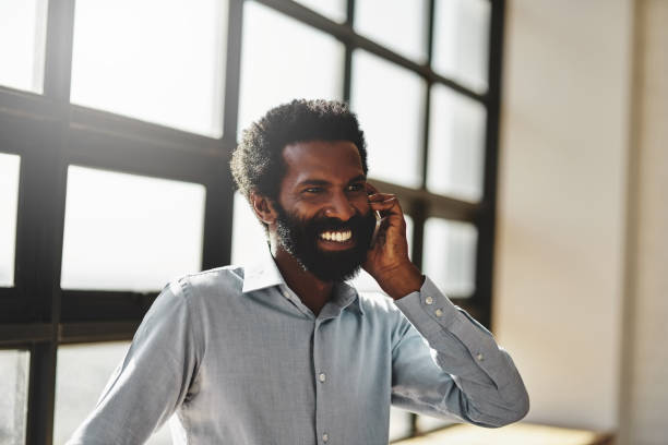 istock He's always available to talk business 800355164