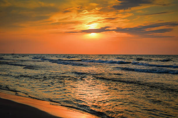 istock Sunset at Baltic Sea/Poland 800364626