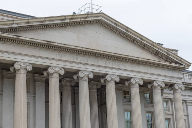 istock United States Treasury building, Washington DC 800368622