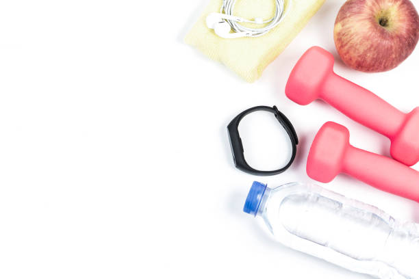 istock sport, healthy lifestyle and objects concept 800369038