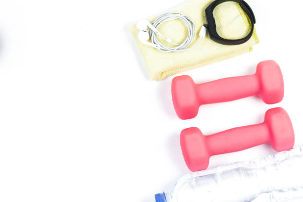 istock sport, healthy lifestyle and objects concept 800369040