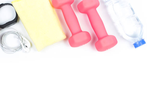 istock sport, healthy lifestyle and objects concept 800369050