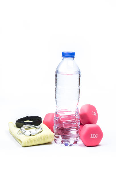 istock sport, healthy lifestyle and objects concept 800369140
