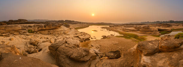 Canyon landscape in Thailand stock photo