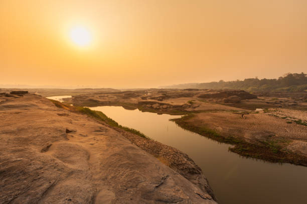 Canyon landscape in Thailand stock photo