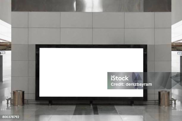 Billboard Stock Photo - Download Image Now - Billboard, Airport, Template