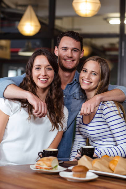istock Portrait of smiling friends 800383372