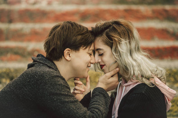 istock Urban female couple enjoy 800390666
