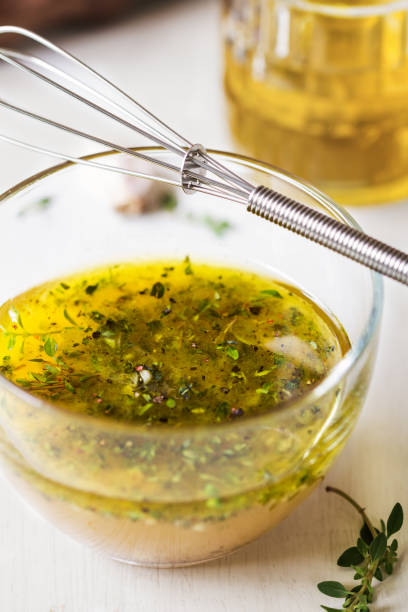 istock Homemade Vinaigrette with Thyme by fresh ingredients 800395600