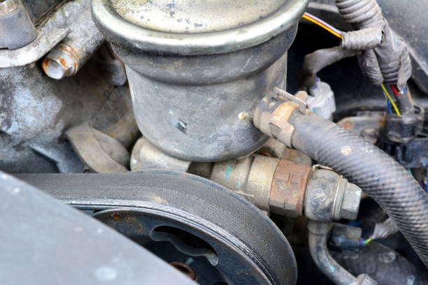istock Old car and spare parts 800403366
