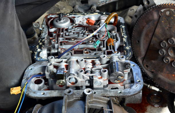 istock Old car and spare parts 800406024
