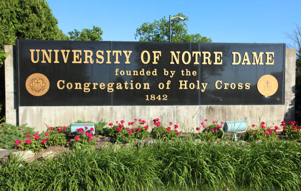 university of notre dame - university of notre dame photos et images de collection