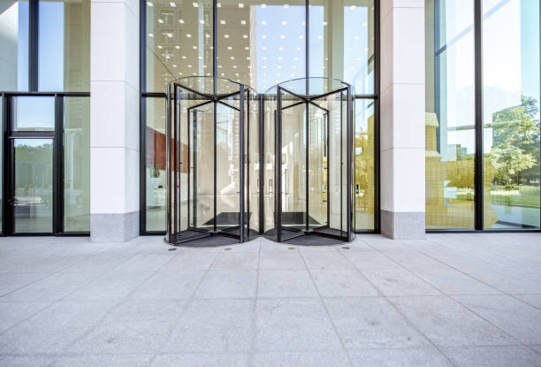 istock Entrance of the tower in Frankfurt 800420708