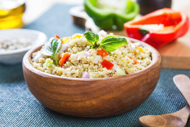 istock Quinoa with Bell pepper salad 800429928
