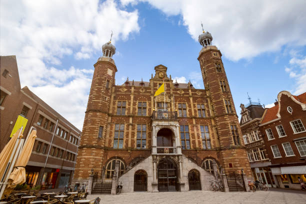 venlo historic townhall in the netherlands stock photo