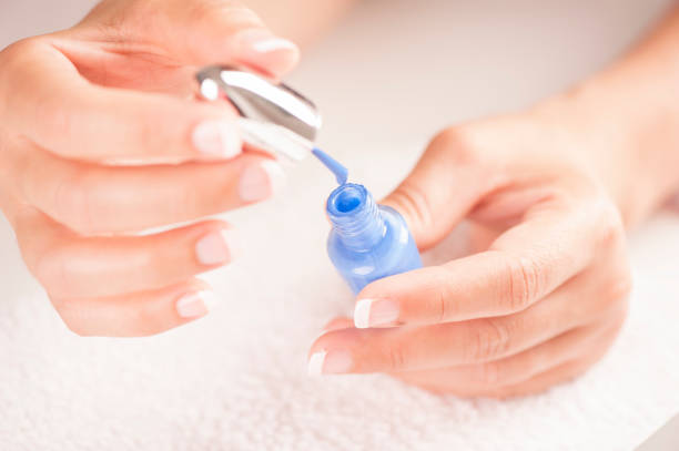 istock Woman with well manicured nails 800437932