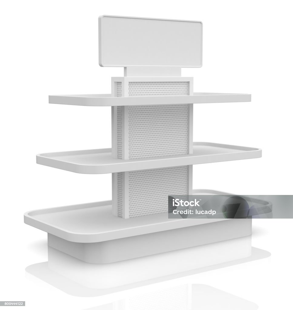 Box Empty. Shop Empty Shop Shelf Stock Photo - Download Image Now - Blank, Business ...