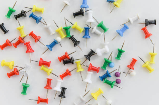 istock Colorful of pins 800451706
