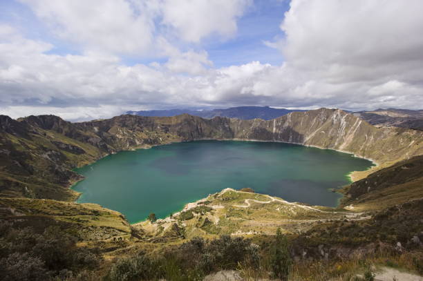 istock Quilotoa lagoon, Ecuador, Andean highlands 800462308