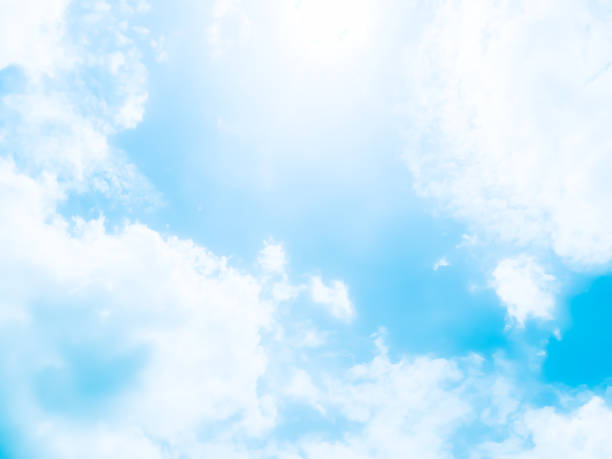 istock Abstract blur photography.Blue sky with cloud for background and wall paper. 800469402