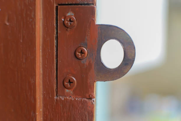 istock Old door locks vintage styles 800476026
