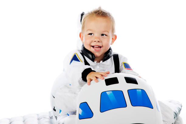 istock Happy Little Astronaut 800485858