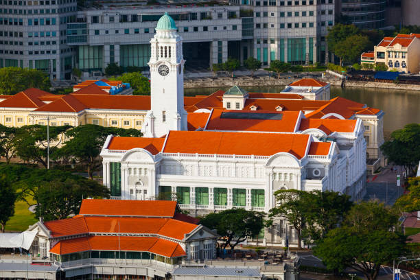 istock Singapore city skyline 800492734