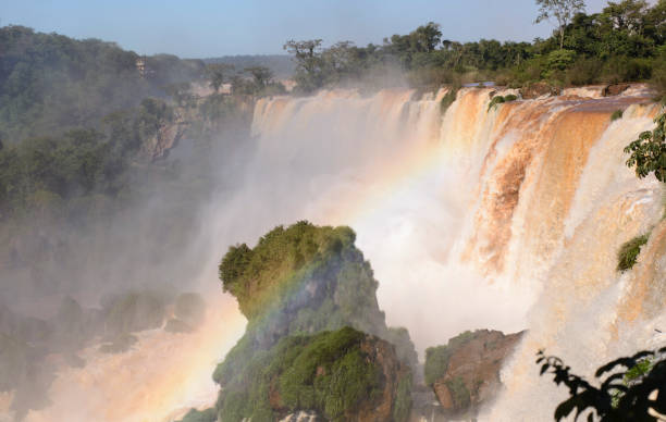 istock Iguazu Falls view from Argentina 800496958