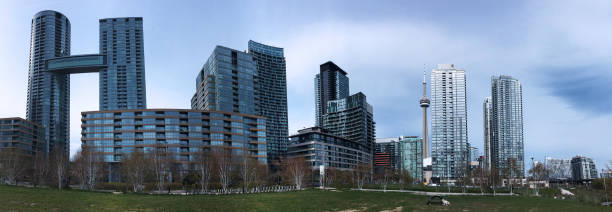 istock Panorama of Toronto condominium buildings 800499616