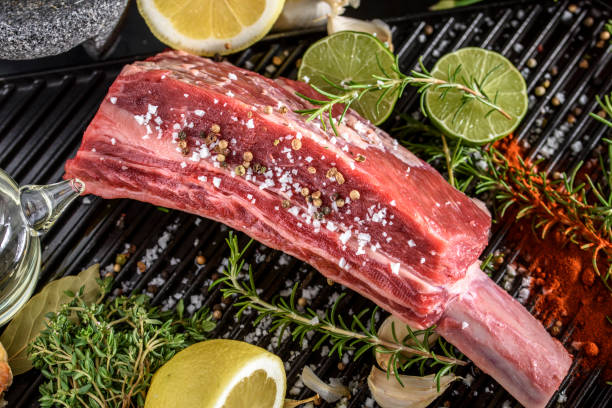 istock Raw Short Rib with Sea Salt and Pepper 800501532