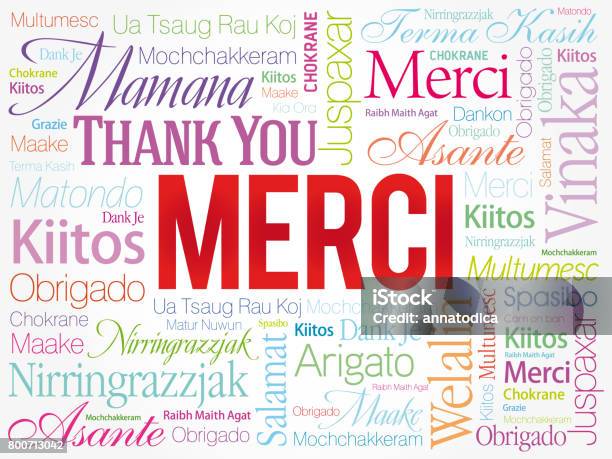 Merci Invers Merci Stock Illustration - Download Image Now - Thank You - Phrase ...