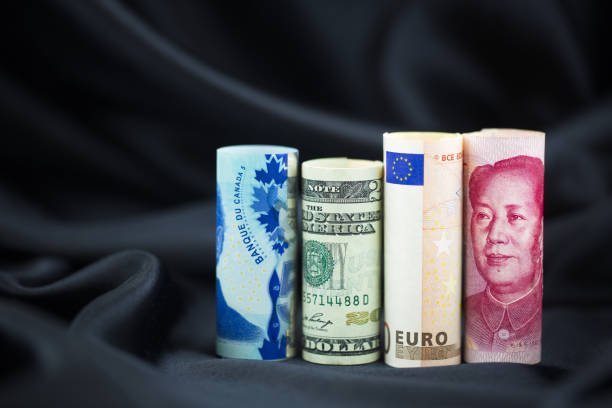istock Assorted global currencies reflect successful investment and business diversity 800863692