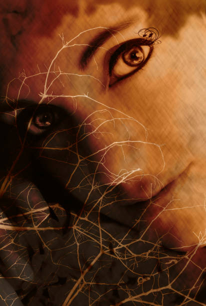 istock Double exposure of a woman's 800871800