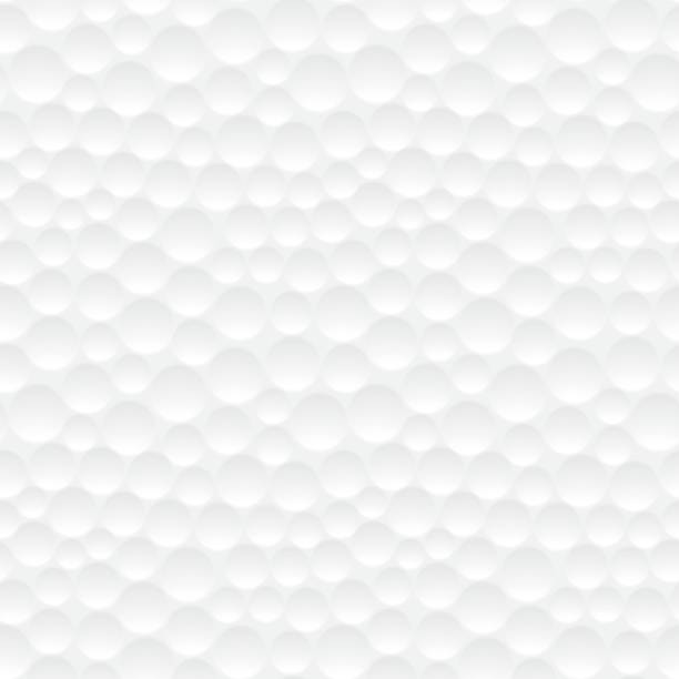 ilustrações de stock, clip art, desenhos animados e ícones de seamless golf ball pattern - dimple