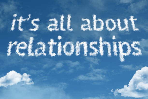 Its All About Relationships Its All About Relationships clouds business relationship stock pictures, royalty-free photos & images