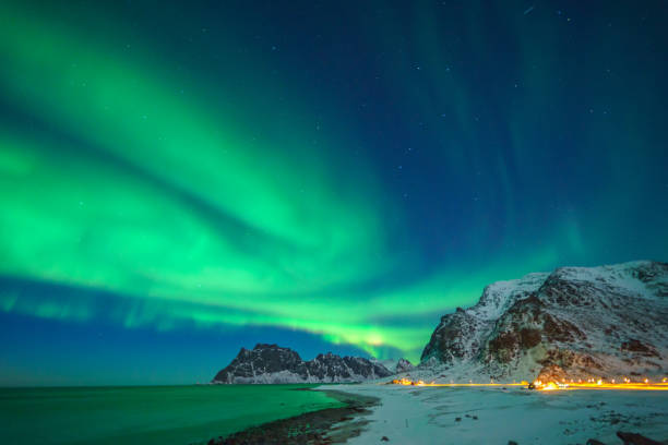 istock Colorful northern lights 800945368