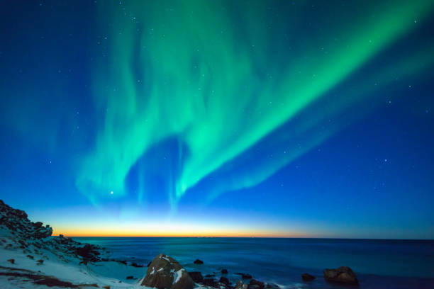 istock Colorful northern lights 800945370