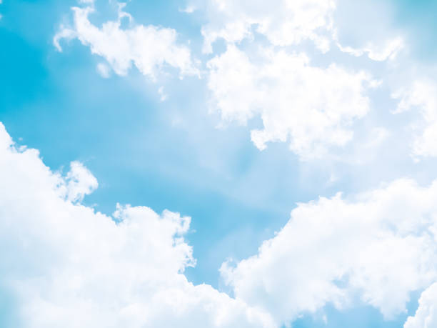 istock Abstract blur photography.Blue sky with cloud for background and wall paper. 800958932