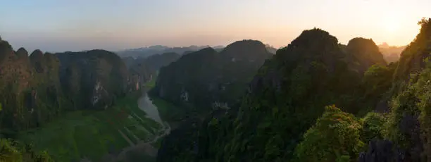 Photo of Panorama of Tam Coc, Ninh Binh, Vietnam