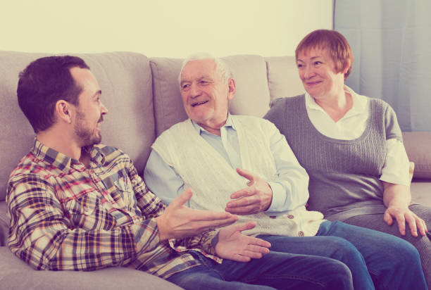 istock Parents and son enjoying evening 800967224