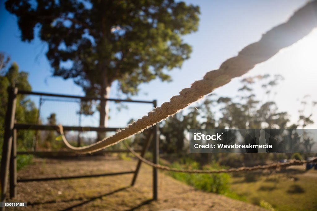 Rope Obstacle Course In The Boot Camp Stock Photo - Download Image Now -  Fitness Boot Camp, Obstacle Course, Outdoors - iStock