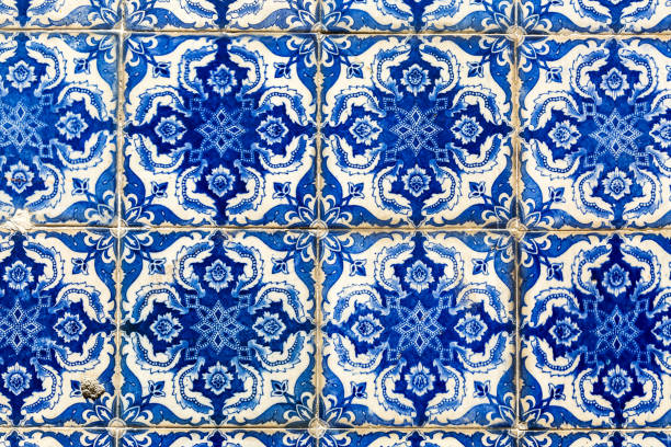istock Traditional ceramic tiles Azulejos in Lisbon 800989582