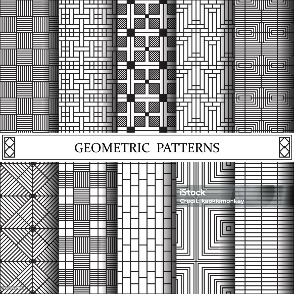 Geometric Vector Pattern Pattern Fills Web Page Background Surface ...